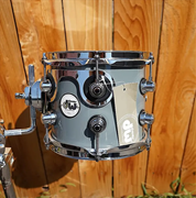 DW Design Series 7" x 8" Tom Steel Grey Lacquer | 8'' Maple Tom