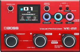 BOSS VE-22 Vocal Performer Pedal