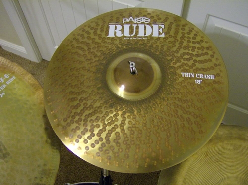 Paiste Rude Cymbal Thin Crash 16-inch