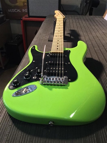 G&L USA Fullerton Deluxe Legacy HB Sublime Green Left Handed 6-String Electric Guitar