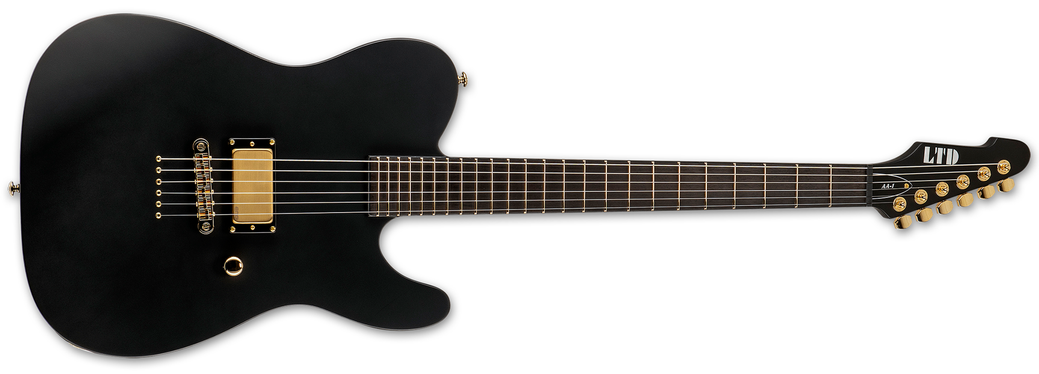 	LTD SIGNATURE SERIES AA-1   Alan Ashby Black Satin 6-String Electric Guitar 2022