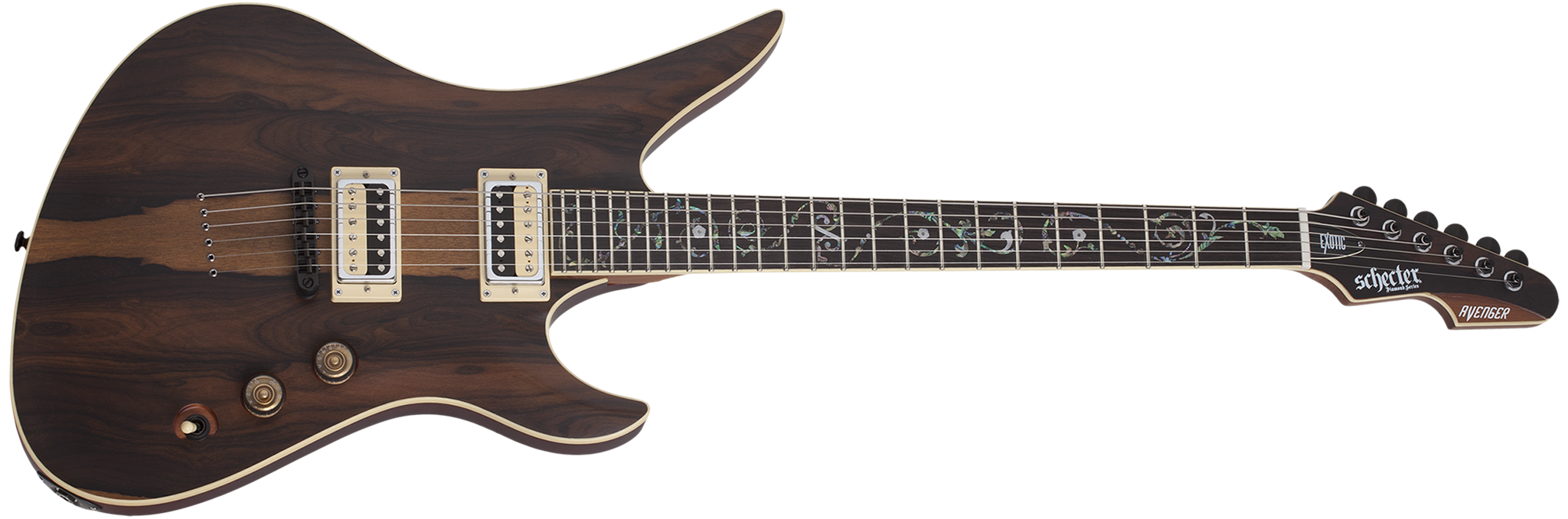 Schecter DIAMOND SERIES Avenger Exotic Ziricote 6-String Electric Guitar 2023