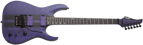 Schecter DIAMOND SERIES Banshee GT FR Satin Trans Purple 6-String Electric Guitar  