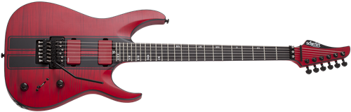 Schecter DIAMOND SERIES Banshee GT FR Satin Trans Red 6-String Electric Guitar  