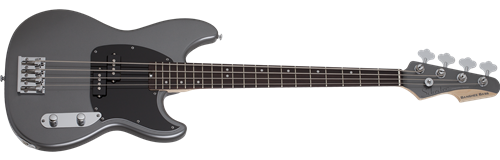 Schecter DIAMOND SERIES Banshee Bass 30 Inch Scale  Carbon Grey  4-String Electric Bass Guitar  