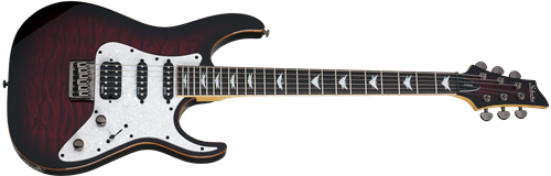 Schecter DIAMOND SERIES Banshee Extreme Black Cherry Burst  6-String Electric Guitar