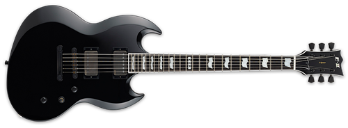 ESP E-II Viper  Black  6-String Electric Guitar  