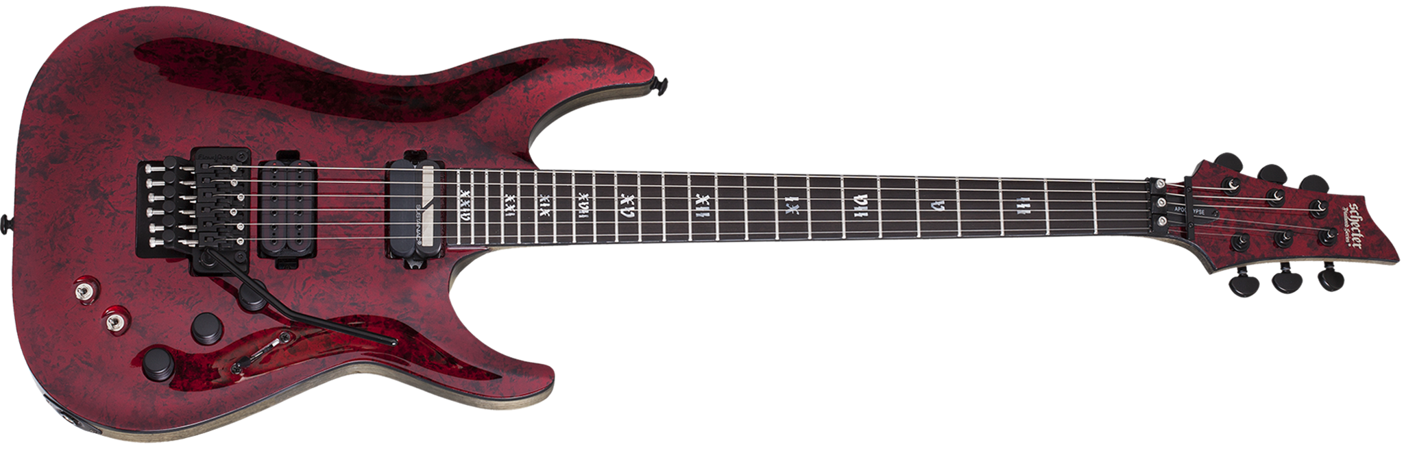 Schecter DIAMOND SERIES Apocalypse C-1FR/S Red Reign 6-String Electric Guitar  