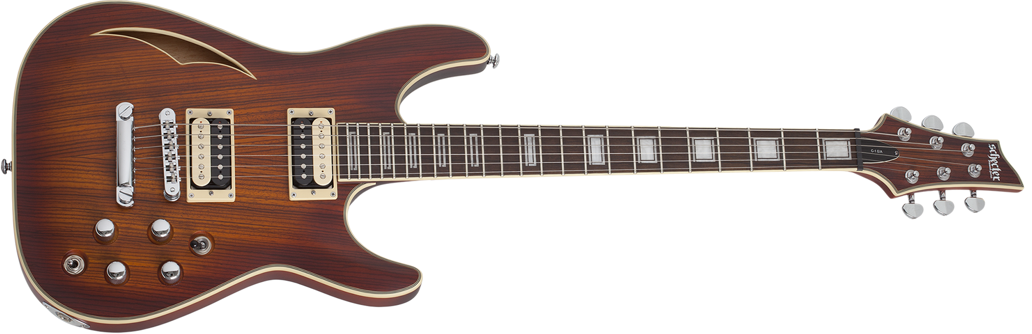 Schecter DIAMOND SERIES  C-1 EA Classic Faded Vintage Sunburst  6-String Electric Guitar 2023