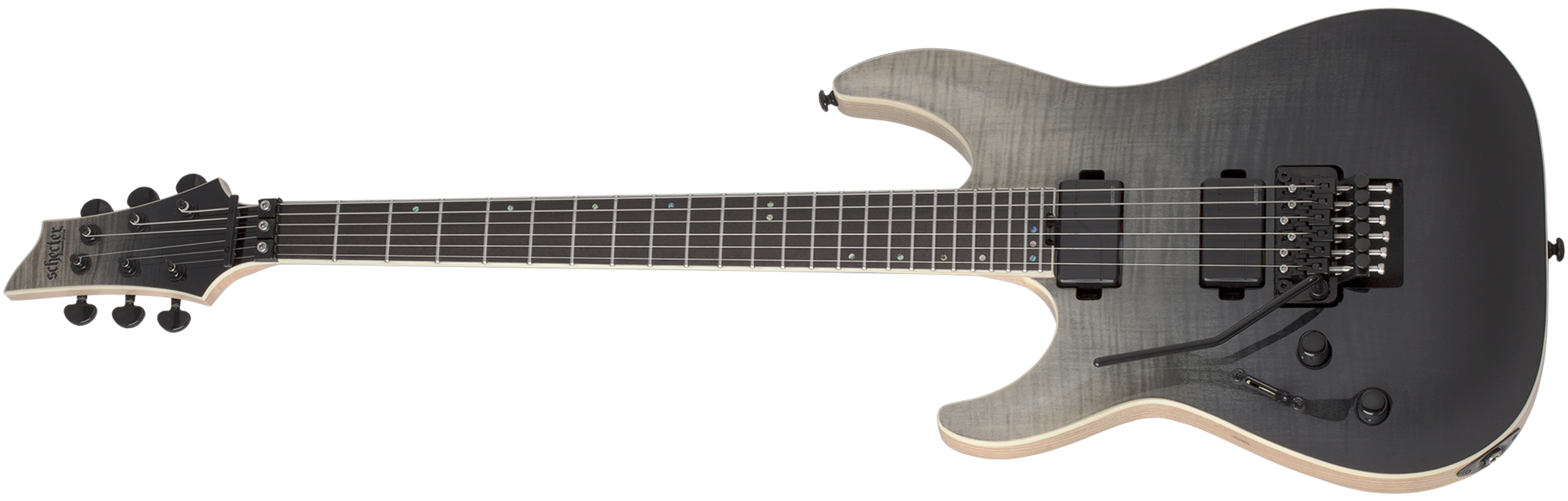 Schecter DIAMOND SERIES C-1FR SLS Elite Black Fade Burst Left Handed 6-String Electric Guitar 2022