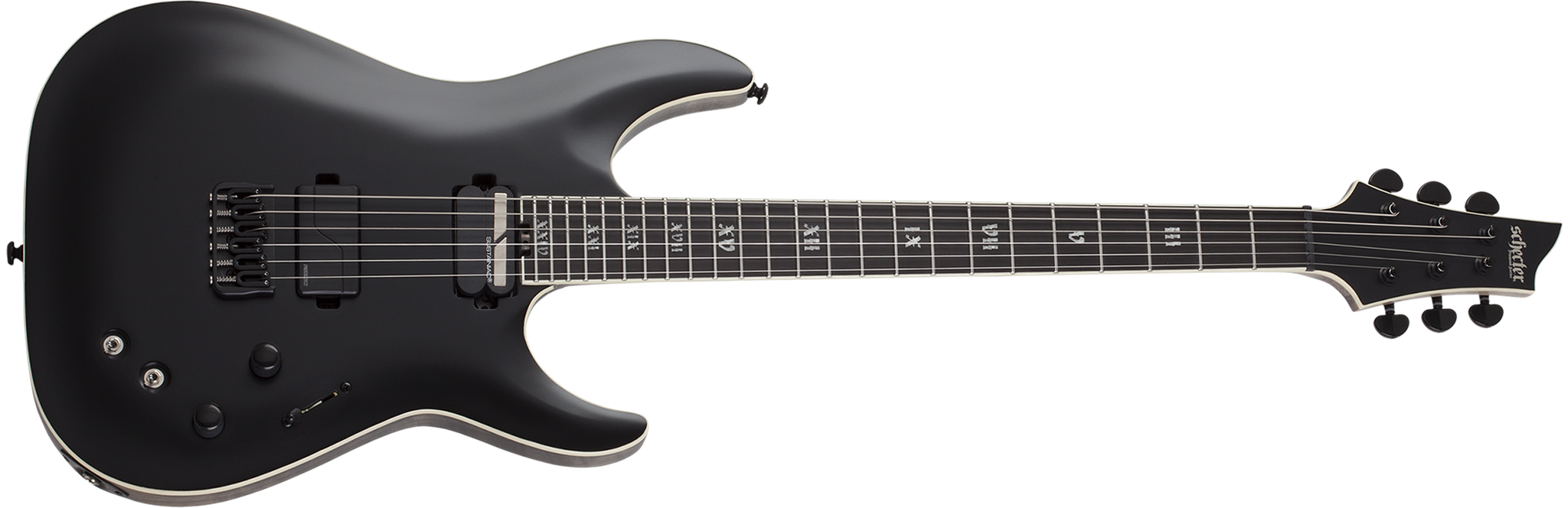 Schecter DIAMOND SERIES C-1 HT/S SLS Evil Twin Satin Black 6-String Electric Guitar  