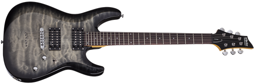 Schecter DIAMOND SERIES C-6 Plus Charcoal Burst  6-String Electric Guitar  
