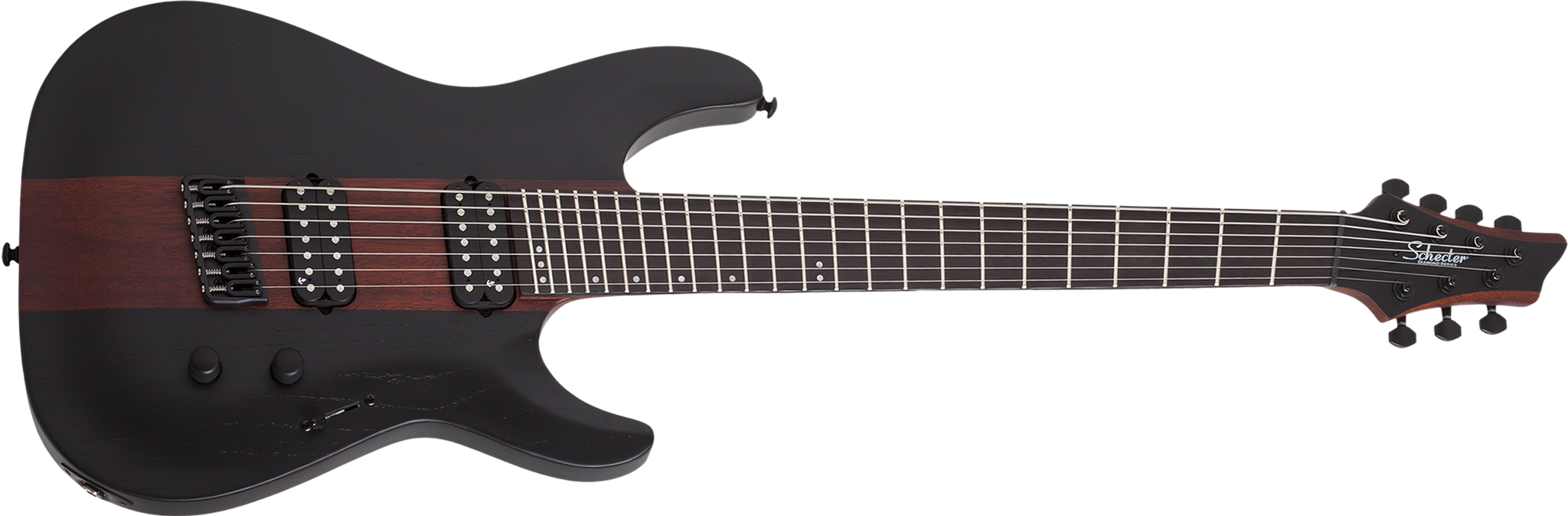 Schecter DIAMOND SERIES  C-7 Rob Scallon Satin Dark Roast  7-String Electric   Guitar 2022