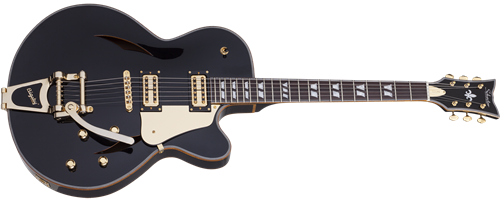 Schecter DIAMOND SERIES Coupe Black 6-String Electric Guitar  