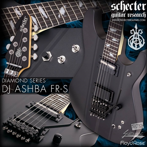 Schecter DIAMOND SERIES Artist Model Dj ASHBA FR/S Carbon Grey  6-String Electric Guitar  
