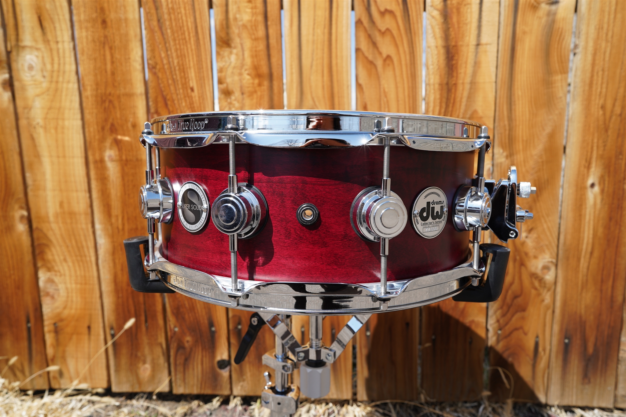 DW USA Collectors Series Cherry Stain Satin Oil | SUPER SOLID 5.5X14'' Pure Maple Snare Drum (2022)