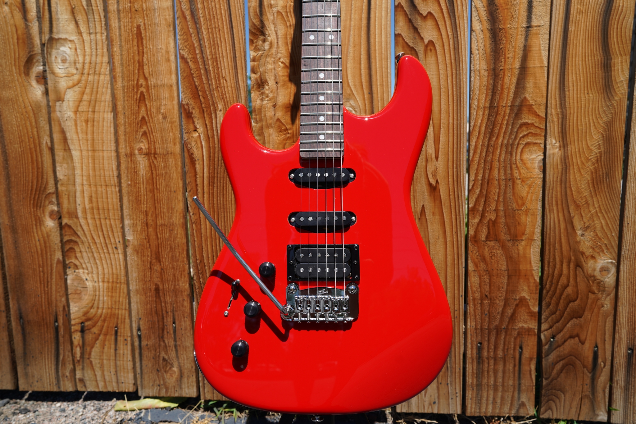 G&L USA Legacy HSS RMC Rally Red  Left Handed 6-String Electric Guitar 2022