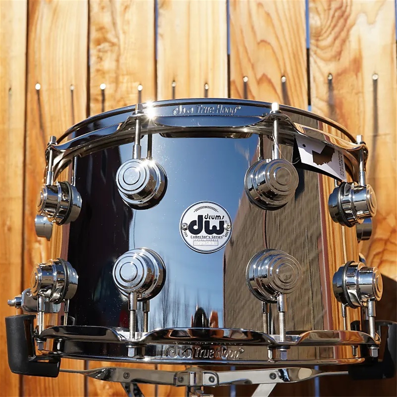 DW USA Collectors Series 8 x 14" Nickel Over Brass Snare Drum w/ Nickel Hardware (2023)