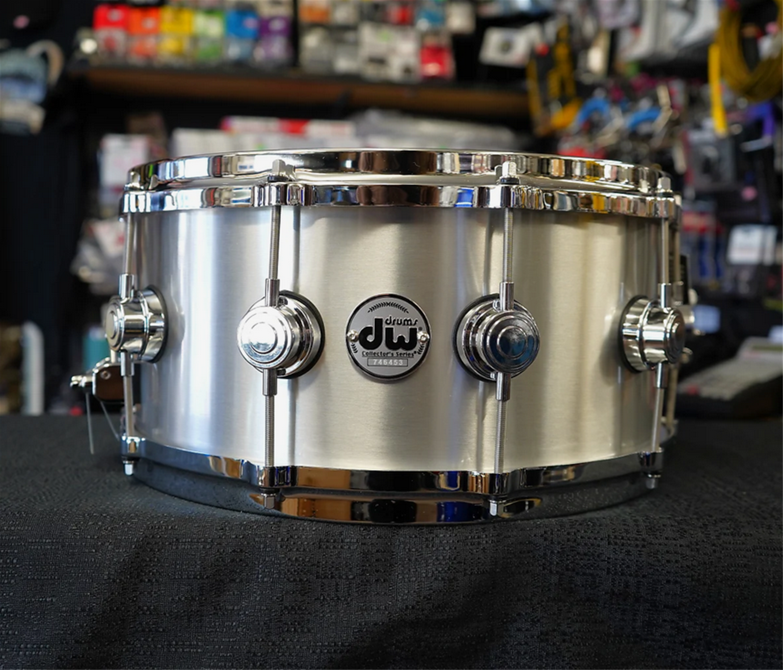 DW USA Collectors Series 6.5x14'' Aluminum Snare Drum w/ DieCast Hoops