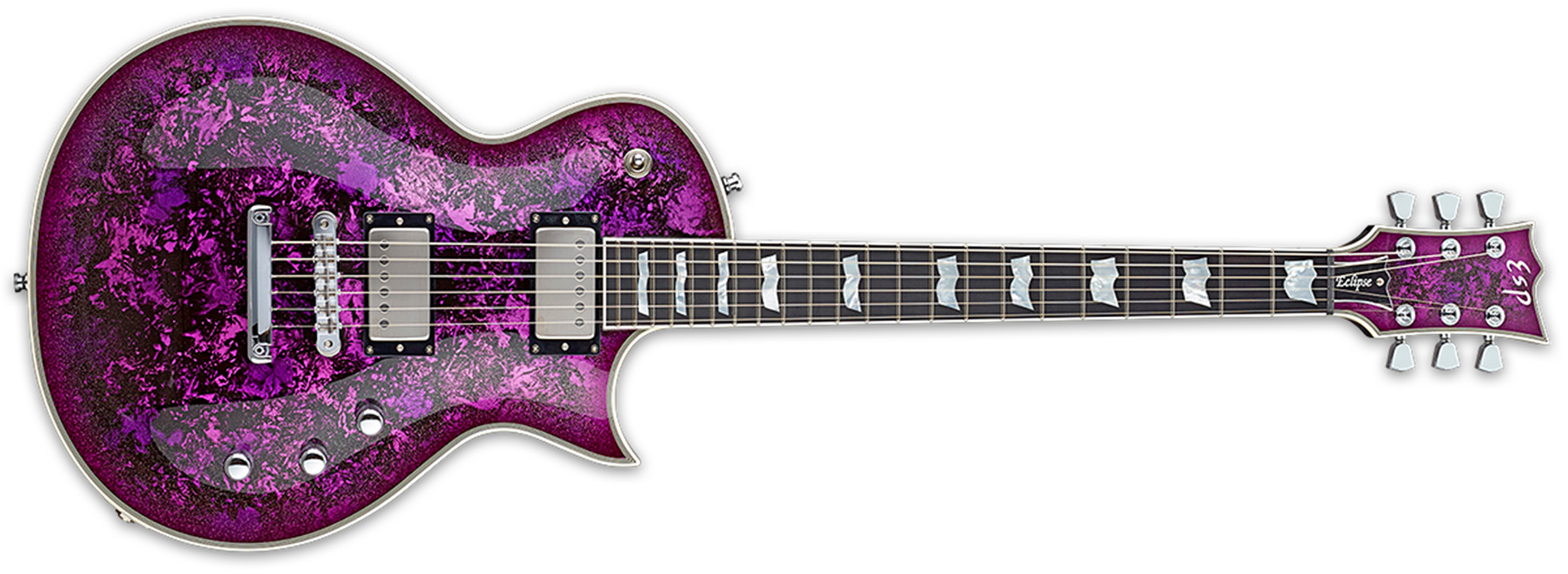 ESP ORIGINAL ECLIPSE CUSTOM Purple Peel 6-String Electric Guitar 2024