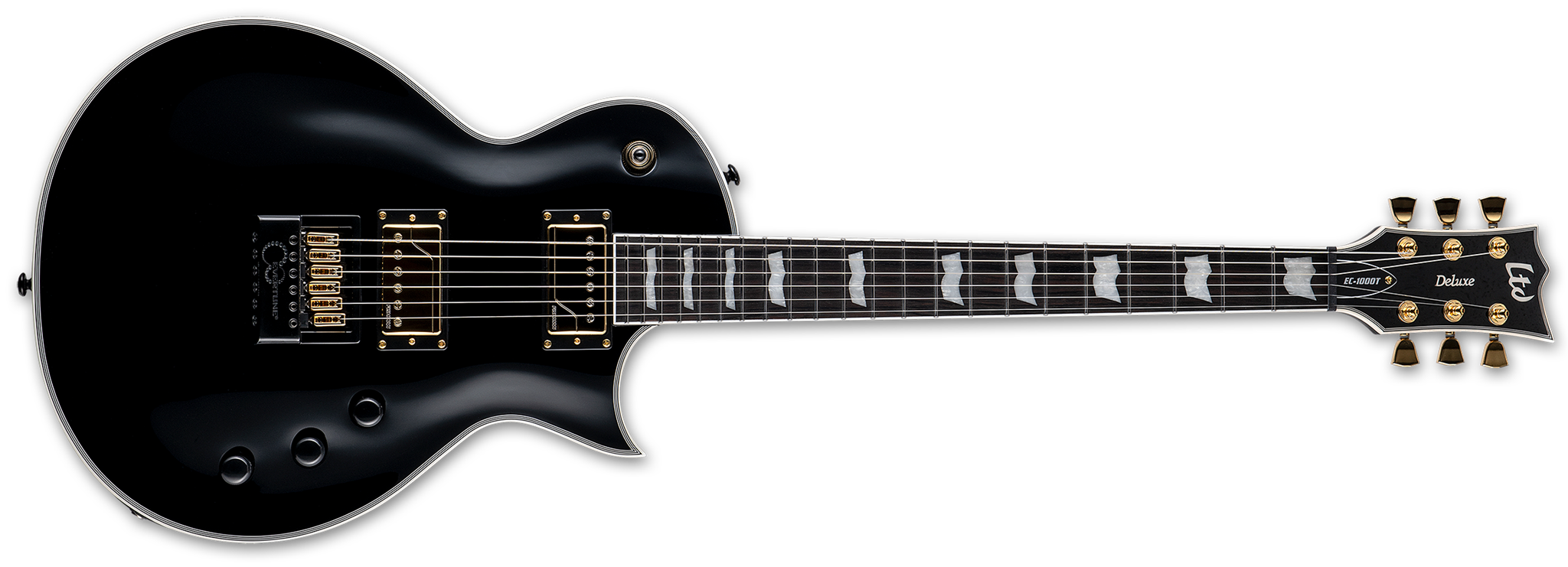 LTD EC-1000T CTM Evertune Black 6-String Electric Guitar 2023