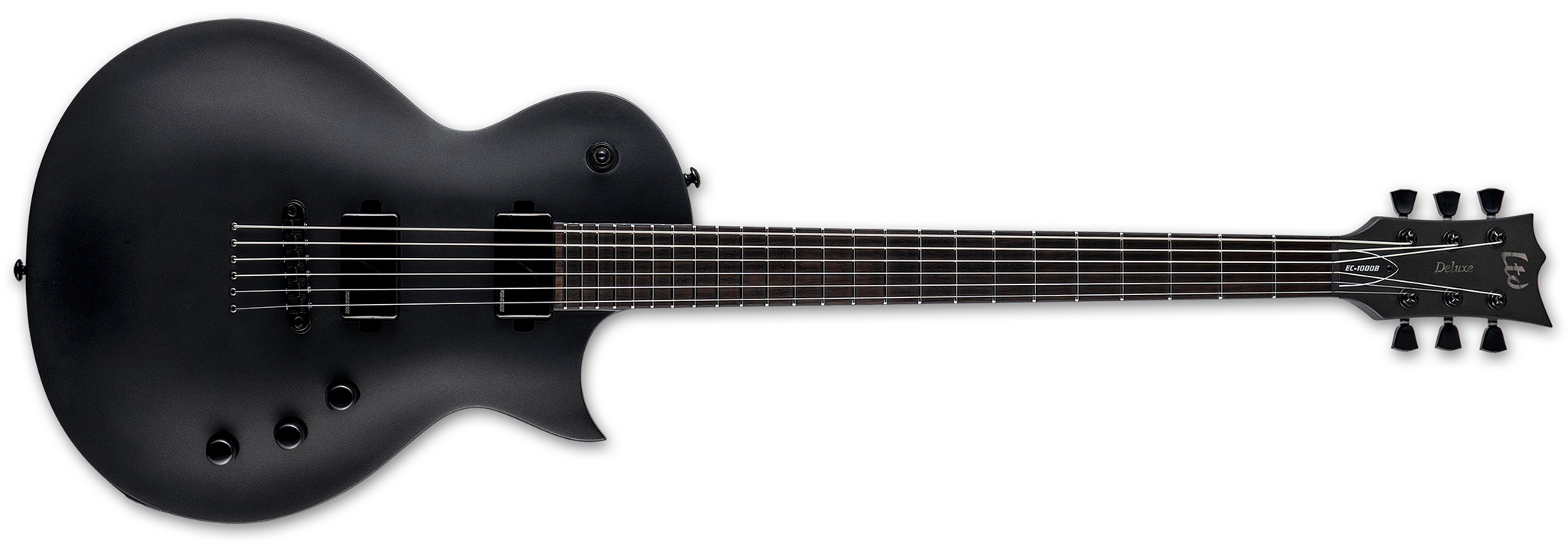 LTD EC-1000 Baritone Charcoal Metallic Satin  6-String Electric Guitar  