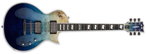 ESP E-II  Eclipse Blue Natural Fade  6-String Electric Guitar  