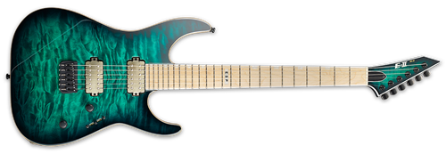 ESP E-II M-II NT HIPSHOT Black Turquoise Burst  6-String Electric Guitar  