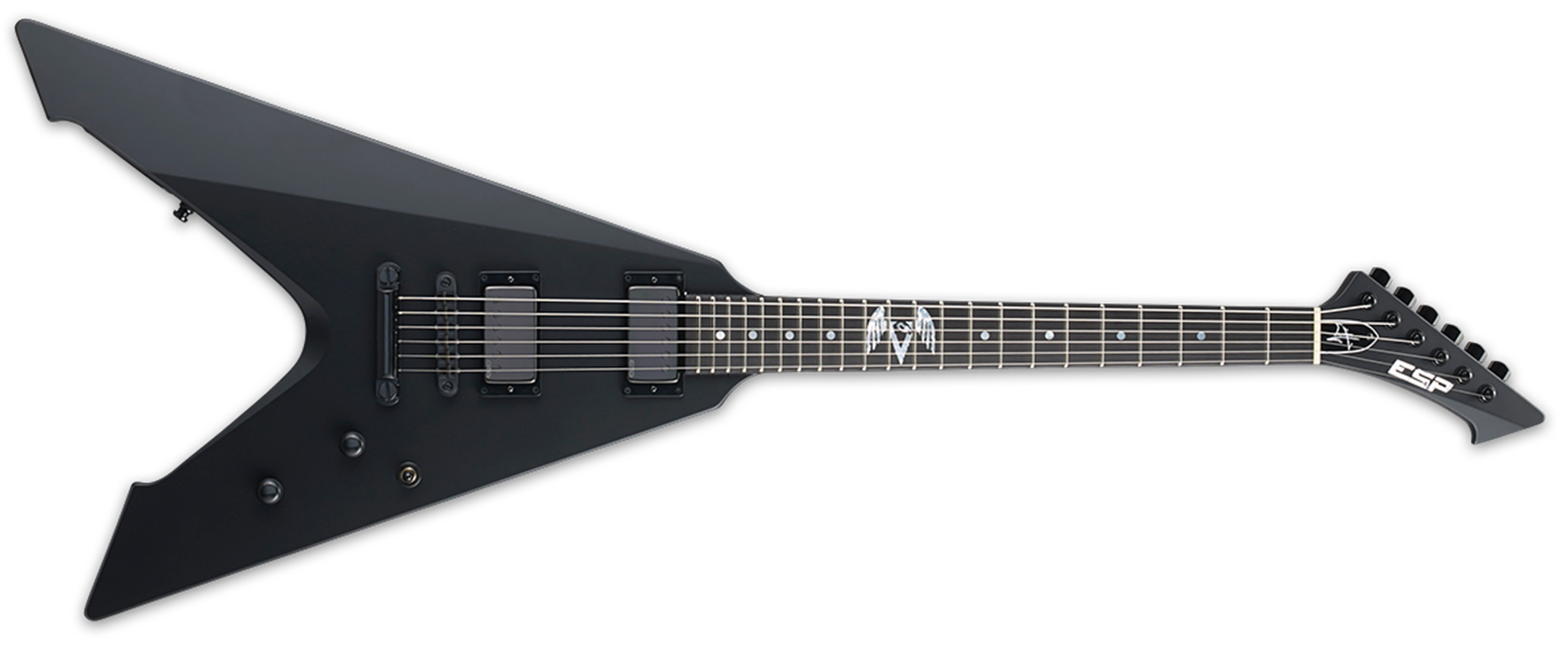ESP Vulture  James Hetfield   Black Satin 6-String Electric Guitar 2023