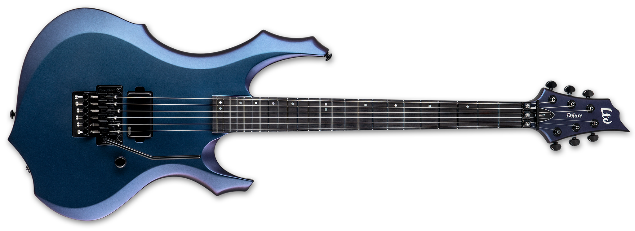 LTD F-1001  Violet Andromeda Satin 6-String Electric Guitar 2023