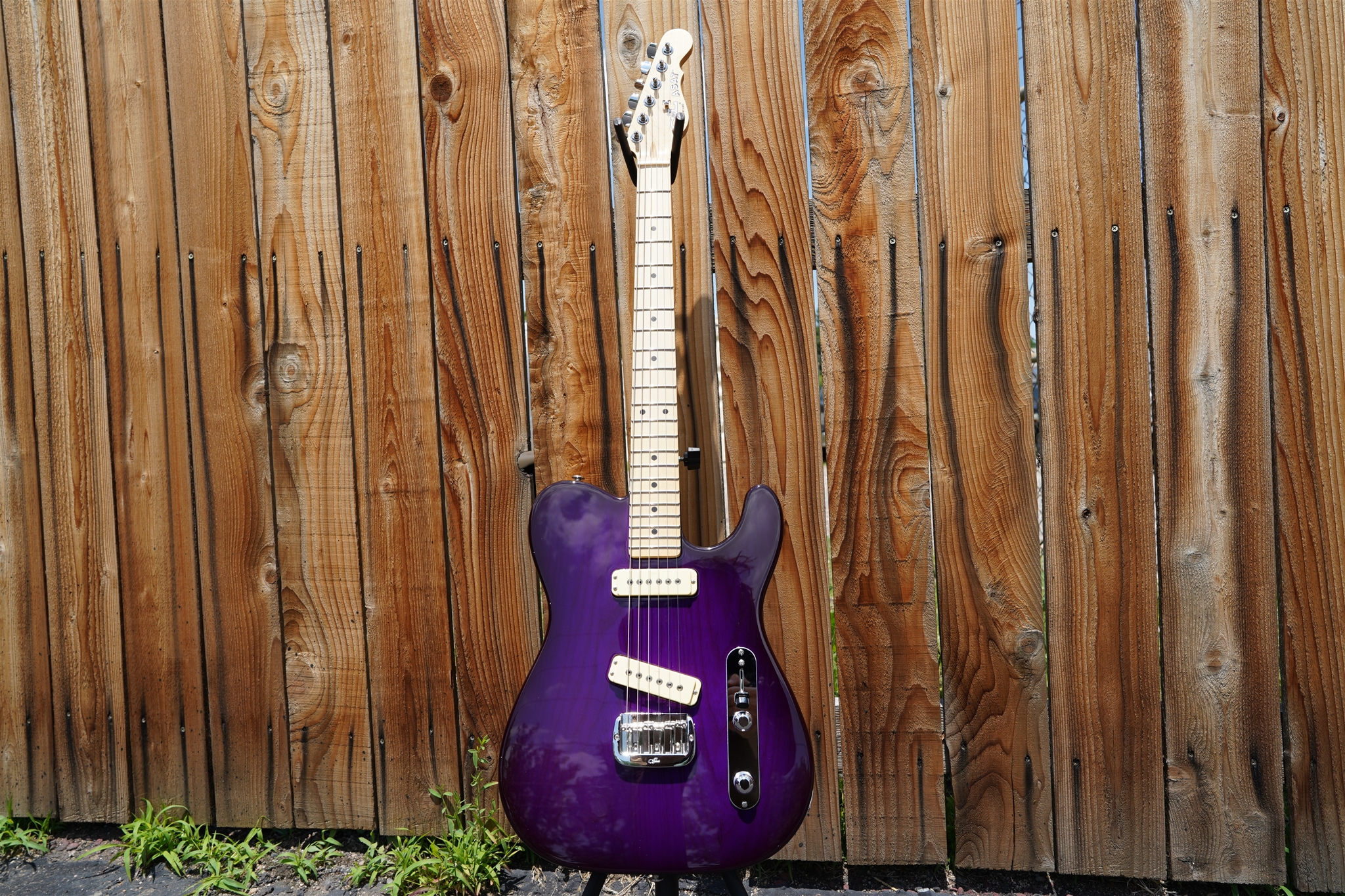 G&L USA ASAT Special Purple Burst   6-String Electric Guitar 2023