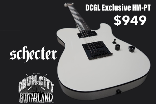 Schecter DIAMOND SERIES DCGL EXCLUSIVE  HM PT  Vintage White  6-String Electric Guitar  