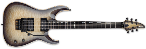 ESP E-II Horizon FR Black Natural Burst  6-String Electric Guitar  2024