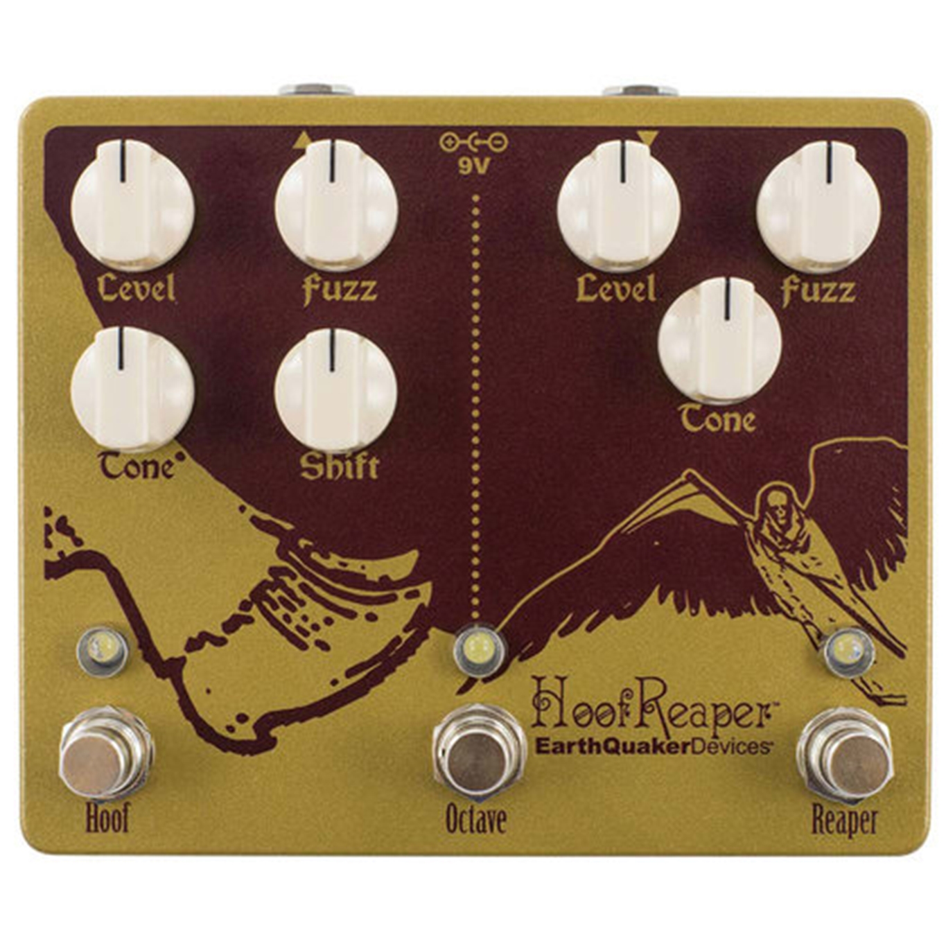 EarthQuaker Devices Hoof Reaper V2 Double Fuzz with Octave Up