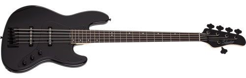 Schecter DIAMOND SERIES J-5 Black 5-String Electric Bass Guitar  