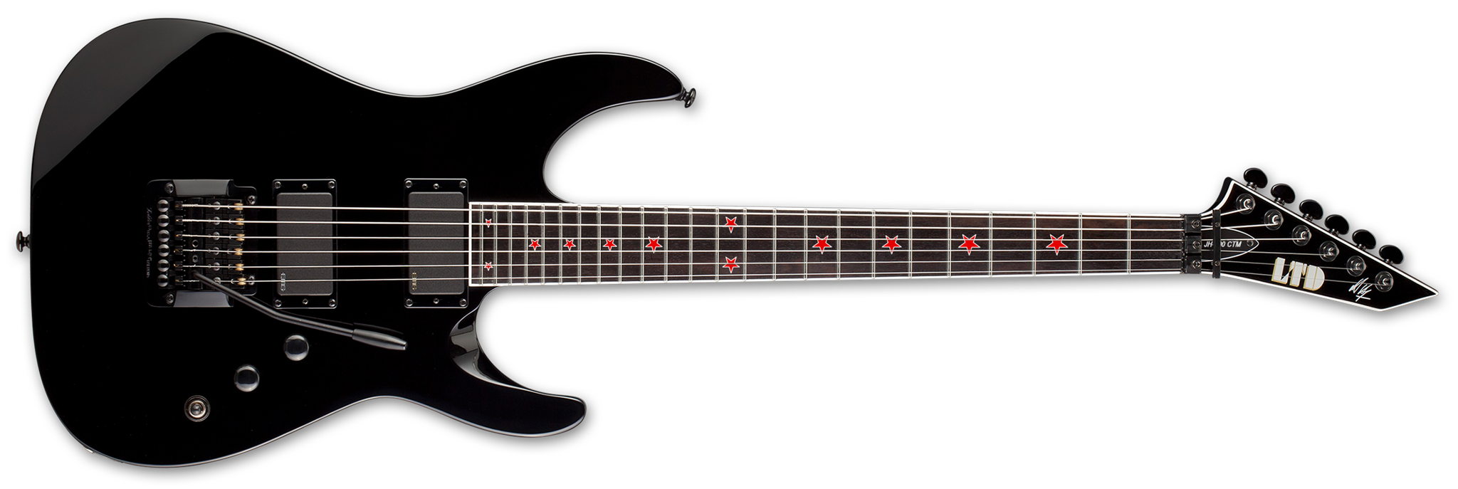LTD SIGNATURE SERIES  JH-600 CTM Black  Jeff Hanneman  6-String Electric Guitar 2024