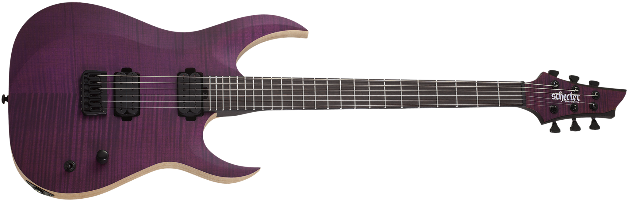 Schecter DIAMOND SERIES  John Browne Tao-6  Satin Trans Purple 6-String Electric Guitar 2023