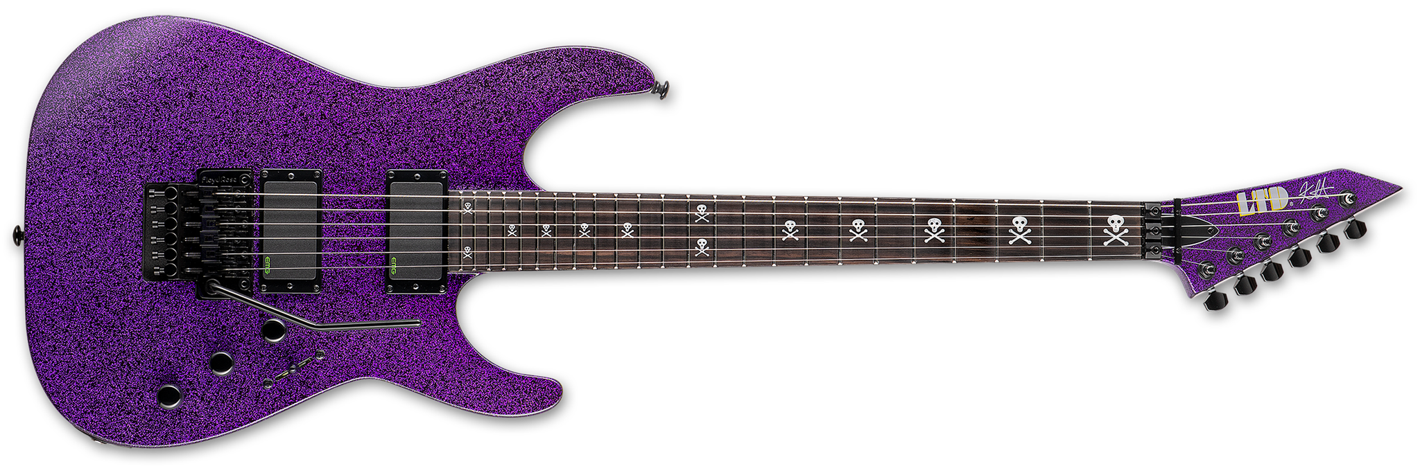 LTD SIGNATURE SERIES KH-602 Purple Sparkle  6-String Electric Guitar  