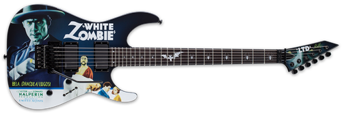 LTD SIGNATURE SERIES Kirk Hammett  KH-WZ  WHITE ZOMBIE Graphic   6-String Electric Guitar 