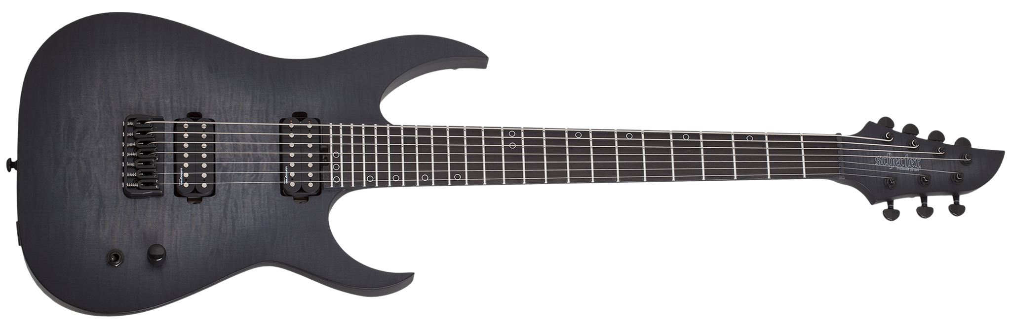 Schecter DIAMOND SERIES KM-7 MK-III Legacy Transparent Black Burst 7-String Electric Guitar 2023