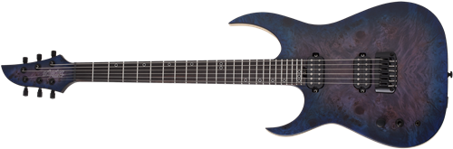 Schecter DIAMOND SERIES KM-6 MK-III Artist Blue Crimson Left Handed 6-String Electric Guitar  2022