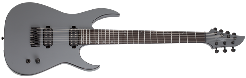 Schecter DIAMOND SERIES Keith Merrow KM-7 Mk-III Hybrid Telesto Grey 7-String Electric Guitar 