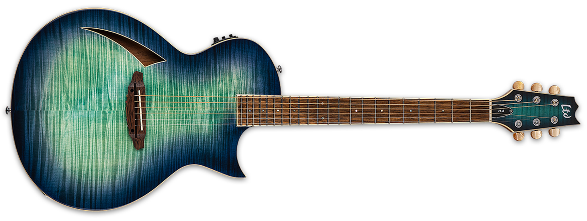ESP/LTD TL-6 Aqua Marine Burst 6-String Acoustic Electric Guitar