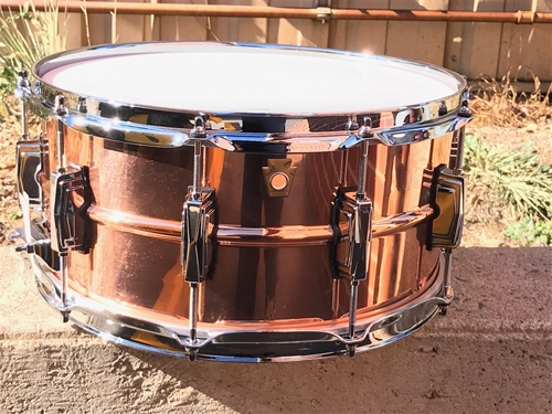 Ludwig USA LC-662 Copper Phonic Smooth Shell  Imperial Lugs 6 1/2x14" Snare Drum