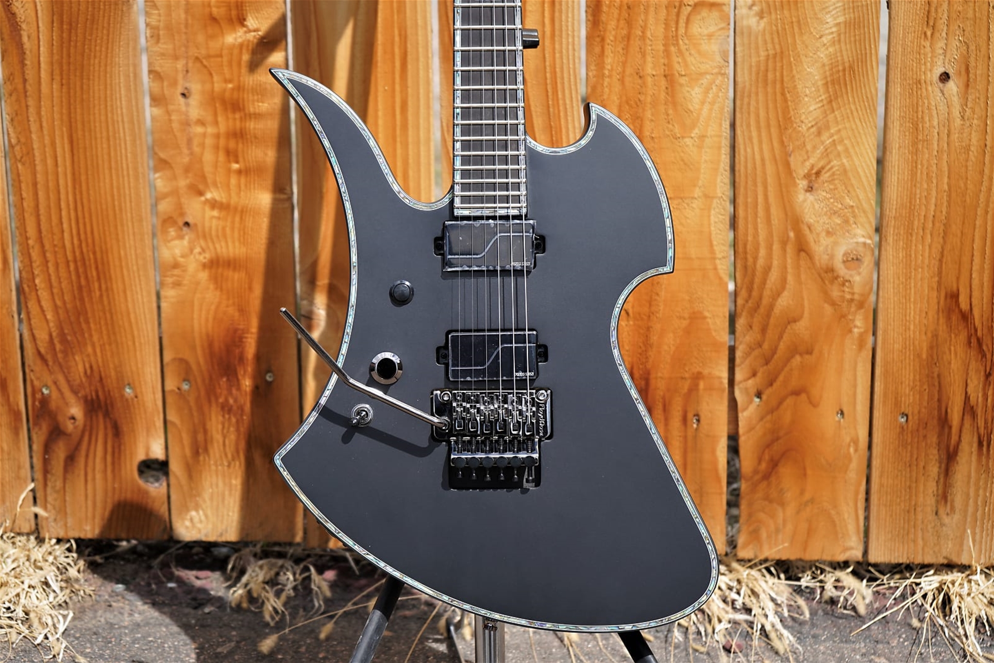 B.C. Rich Mockingbird Extreme FR Matte Black Left Handed 6-String Electric Guitar 