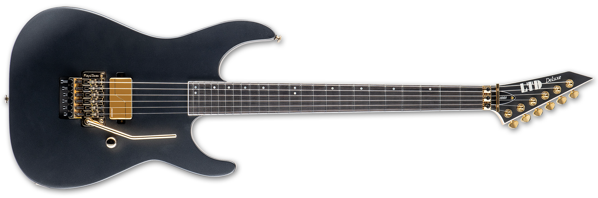 LTD M-1001 Charcoal Metallic Satin 6-String Electric Guitar 2024