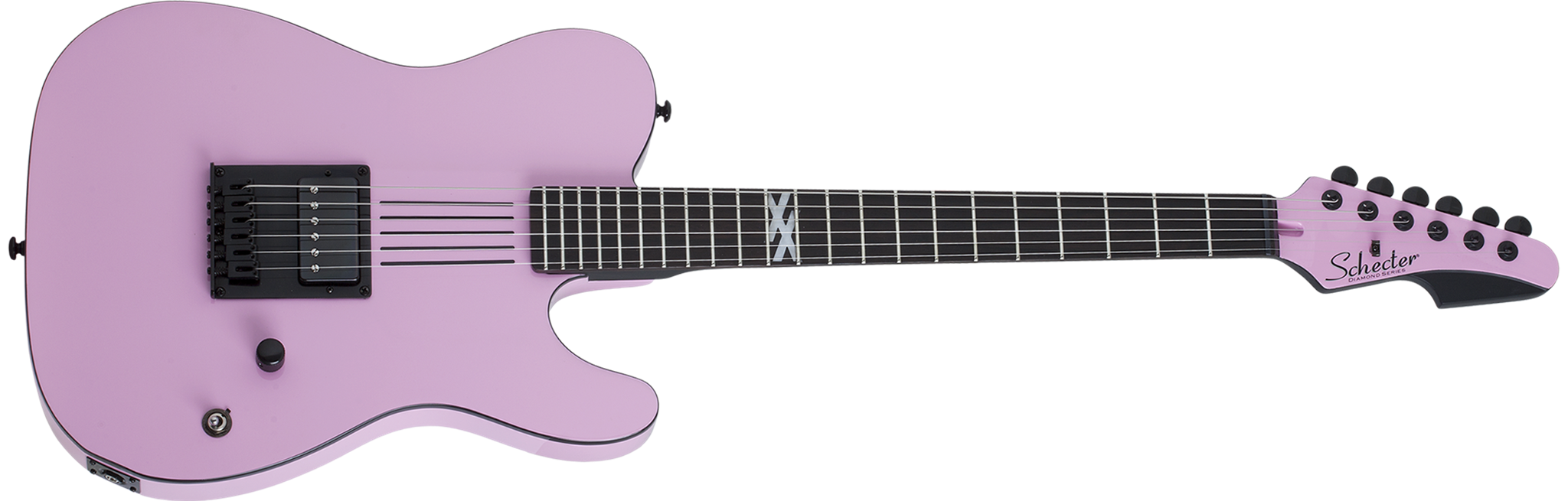 	Schecter DIAMOND SERIES Machine Gun Kelly Signature PT  Pink 6-String Electric Guitar 