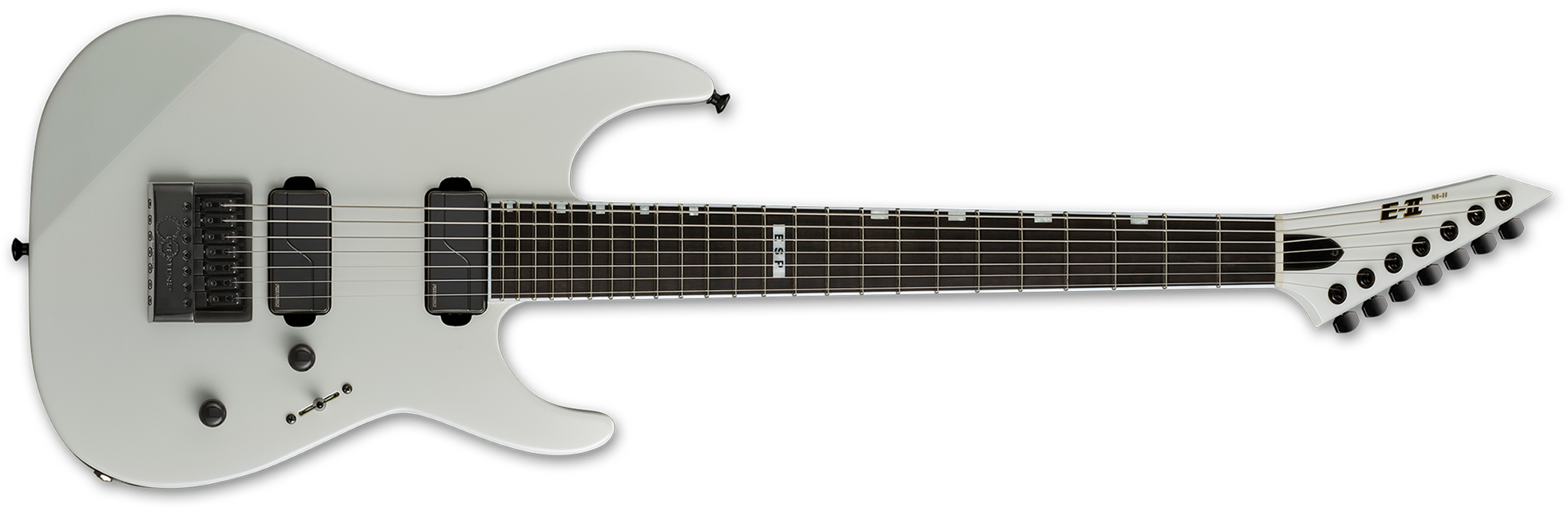 ESP E-II M-II 7B ET Pearl White 7-String Electric Guitar  2022