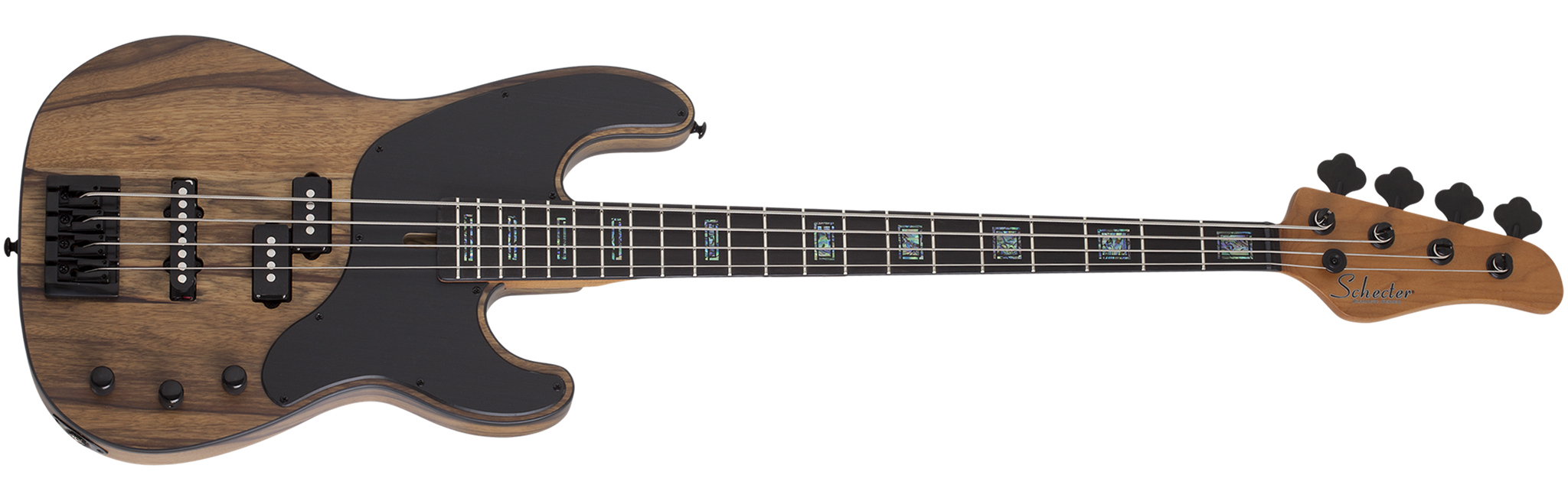 Schecter DIAMOND SERIES Model-T Exotic Natural Satin  4-String Electric Bass Guitar  