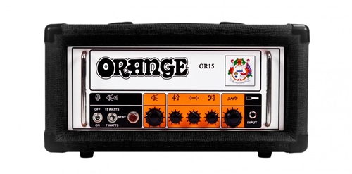 Orange OR15H Black Tolex Compact 15 Watt Tube Head  